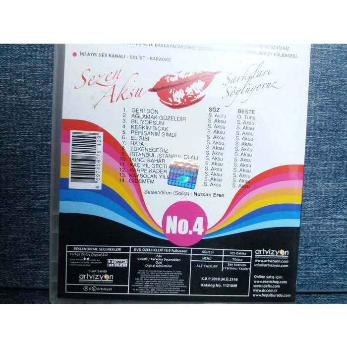 SEZEN AKSU KARAOKE DVD FİLM
