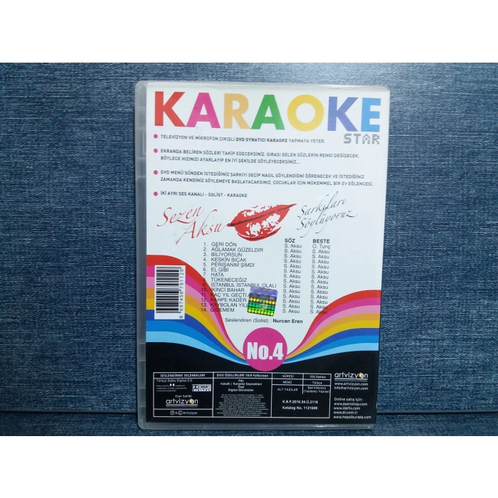 SEZEN AKSU KARAOKE DVD FİLM