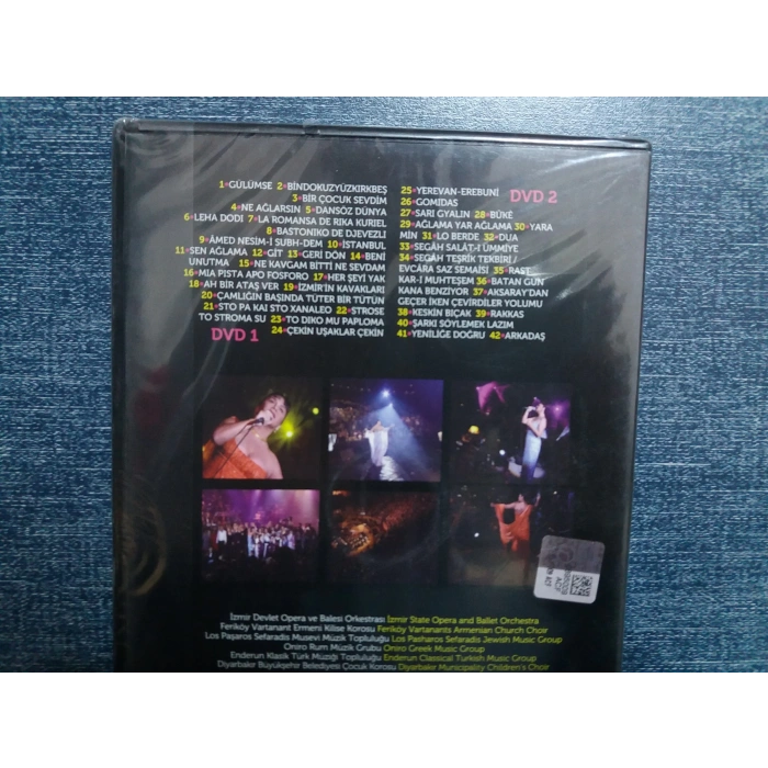 SEZEN AKSU TÜRKİYE ŞARKILARI DVD (SIFIR)