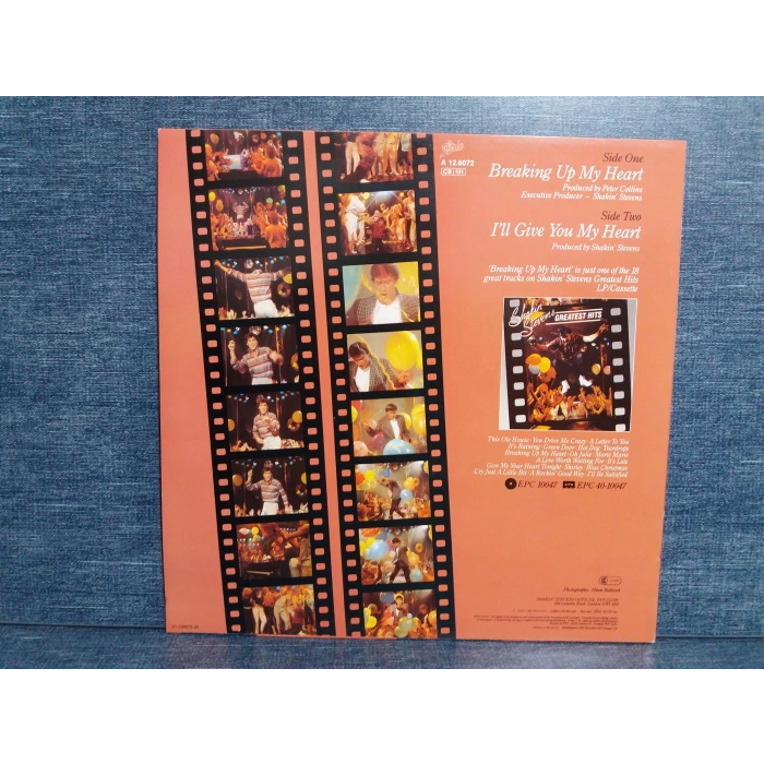 SHAKIN STEVENS BREAKING UP MY HEART MAXI LP