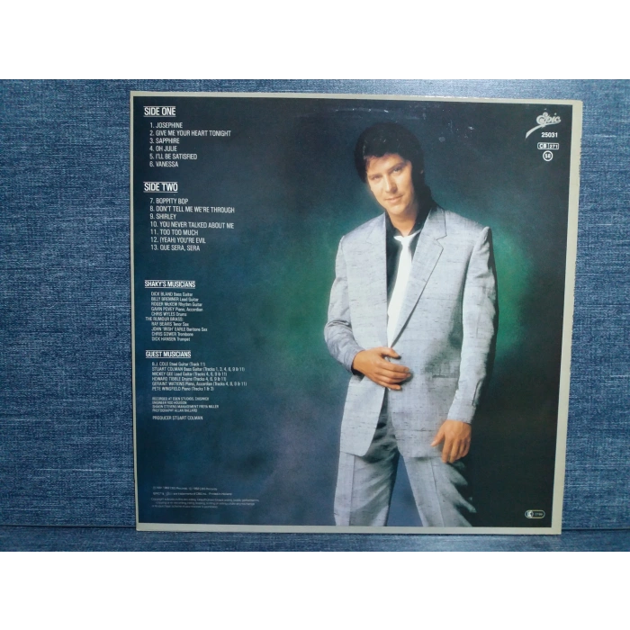 SHAKIN STEVENS GIVE ME YOUR HEART TONIGHT LP
