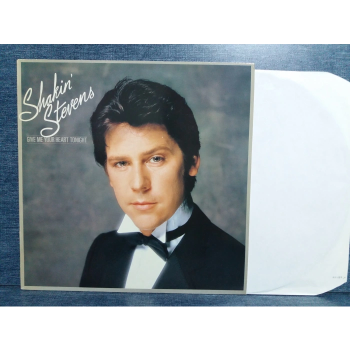 SHAKIN STEVENS GIVE ME YOUR HEART TONIGHT LP