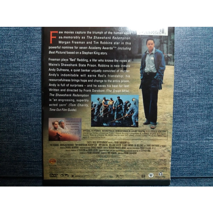 SHAWSHANK DVD FİLM (İngilizce-Snapcase)