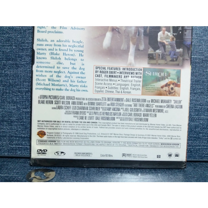 SHILOH DVD FİLM (İNGİLİZCE-SIFIR -SNAPCASE)