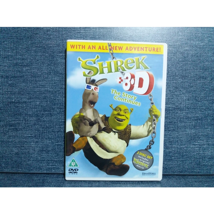 SHREK DVD FİLM   ( 3D GÖZLÜK - İNGİLİZCE )