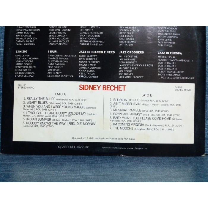 SIDNEY BECHET DI BRIAN RUST JAZZ LP