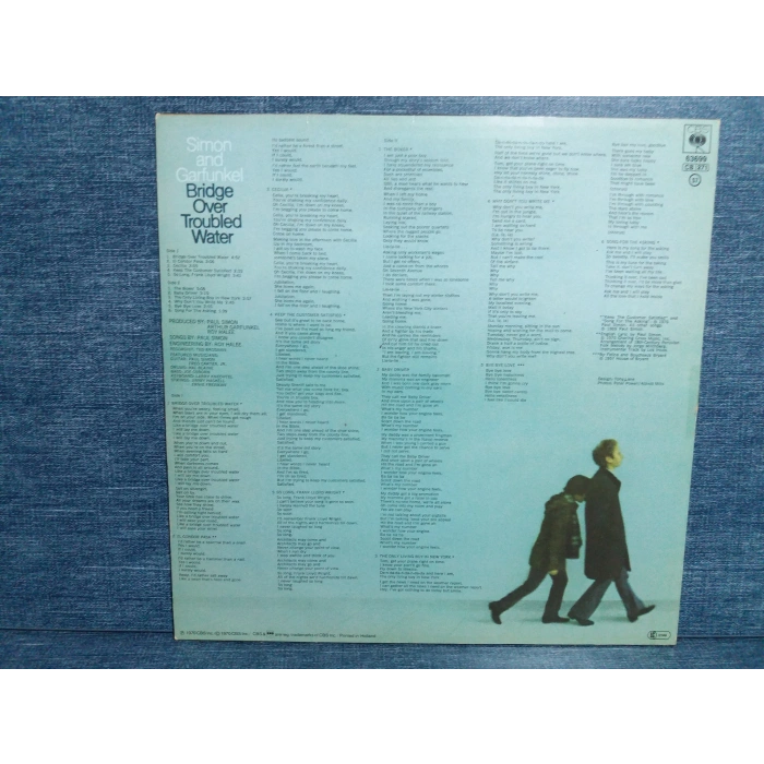 SIMON GARFUNKEL BRIDGE OVER TROUBLED WATER