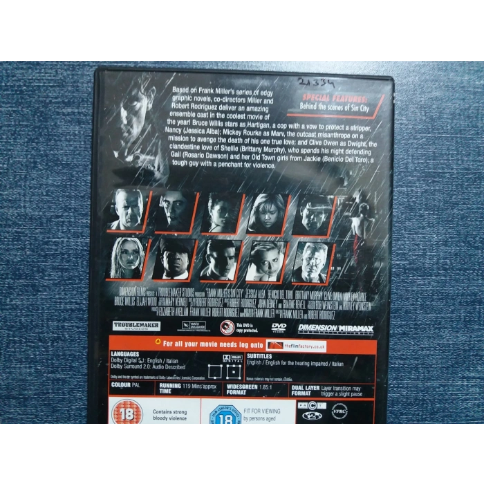 SIN CITY DVD FİLM (İNGİLİZCE)