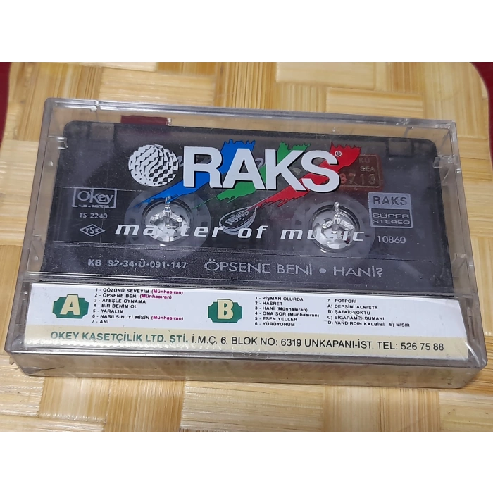 SİNAN ÖZEN ÖPSENE BENİ MÜZİK KASET