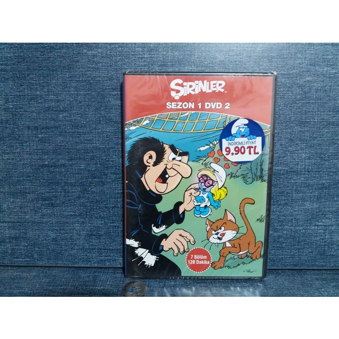 ŞİRİNLER SEZON 1 E 2 DVD FİLM (SIFIR)
