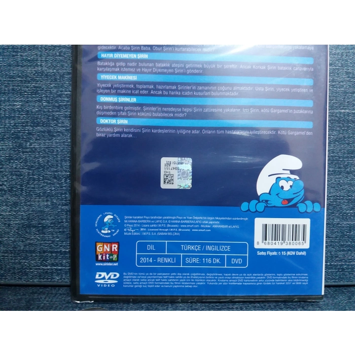 ŞİRİNLER YİYECEK MAKİNESİ DVD FİLM (SIFIR)