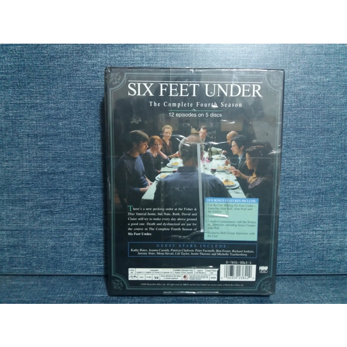SIX FEET UNDER FOURT SEASON DVD FİLM BOX (İNGİLİZCE-5 DISK) SIFIR