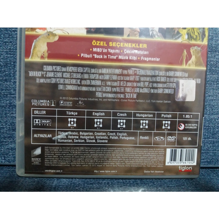 SİYAH GİYEN ADAMLAR 3 MIB DVD FİLM