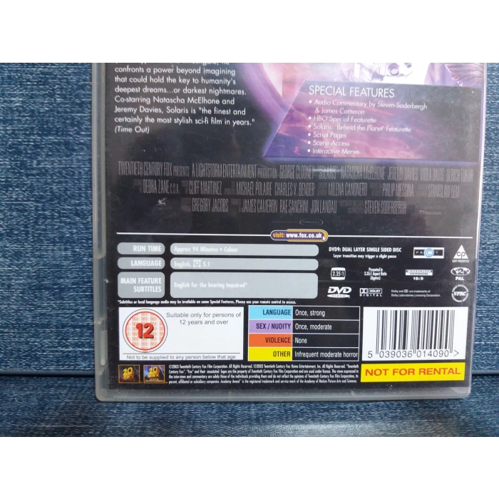 SOLARIS DVD FİLM (İNGİLİZCE)