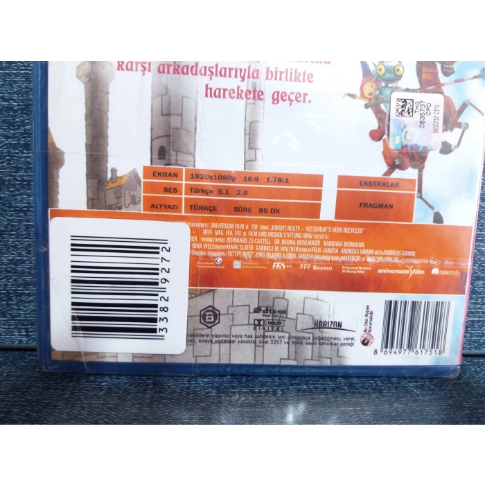 ŞÖVALYE RUSTY FİLM BLURAY (3D-SIFIR)