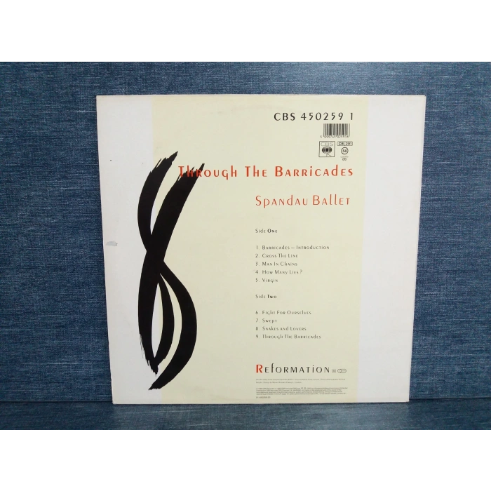 SPANDAU BALLET THROUGH THE BARRICADES