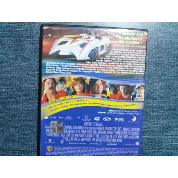 SPEED RACER HIZLI YARIŞÇI DVD FİLM