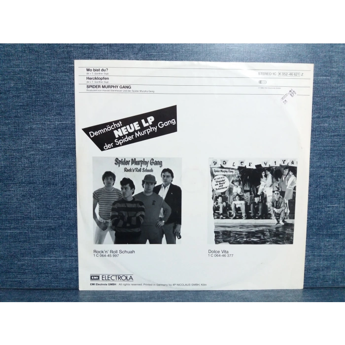 SPIDER MURPHY GANG WO BIST DU MAXI LP