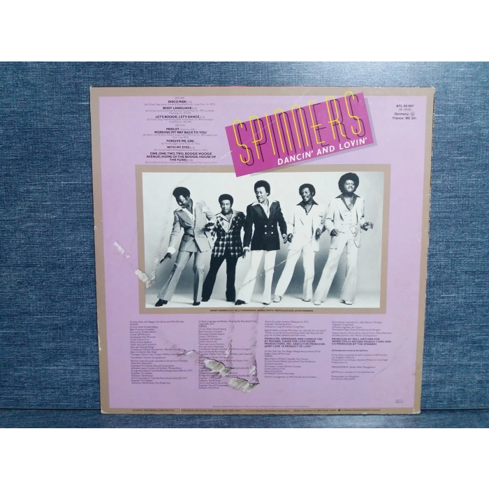 SPINNERS DANCIN AND LOVIN MUSIC LP