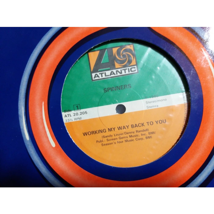 SPINNERS DISCO RIDE - WORKING MY WAY MAXI LP