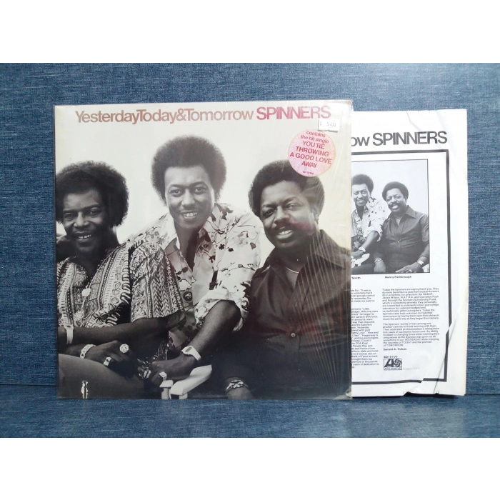 SPINNERS YESTERDAY TODAY TOMORROW MUSIC LP