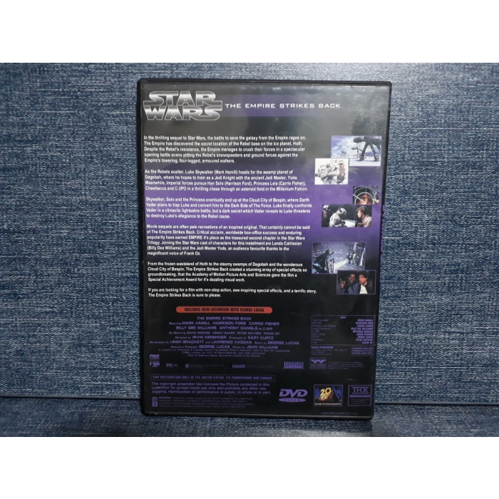 STAR WARS EMPIRE STRIKES BACK DVD FİLM (İNGİLİZCE)