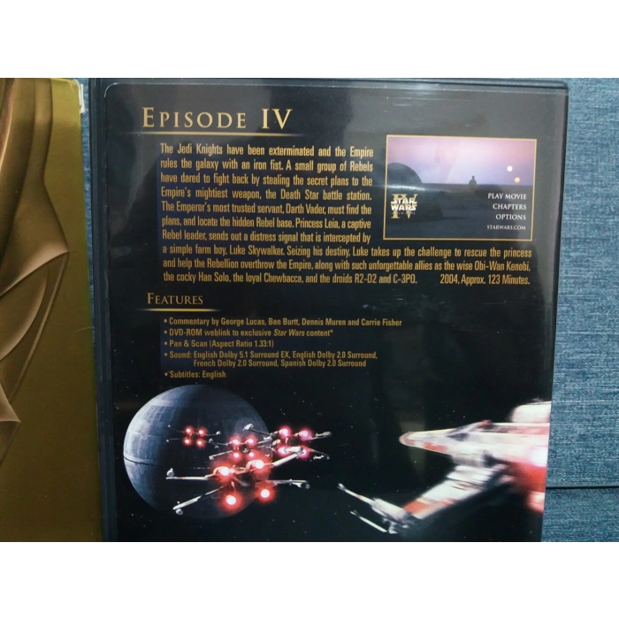 STAR WARS TRILOGY DVD FİLM BOX SET (İNGİLİZCE-4 DVD)