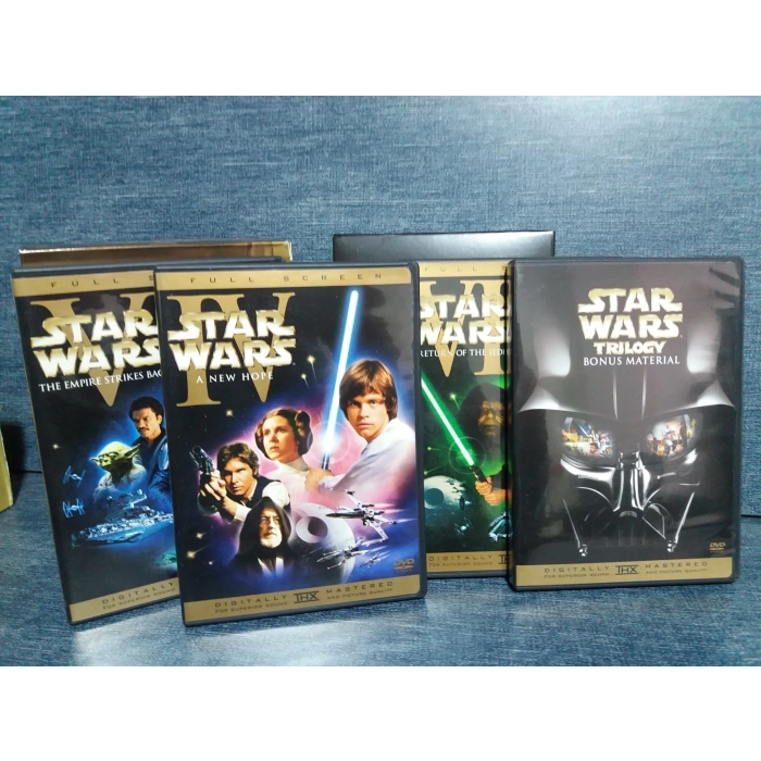 STAR WARS TRILOGY DVD FİLM BOX SET (İNGİLİZCE-4 DVD)