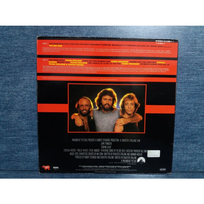 STAYING ALIVE FILM SOUNDTRACK MUSIC LP