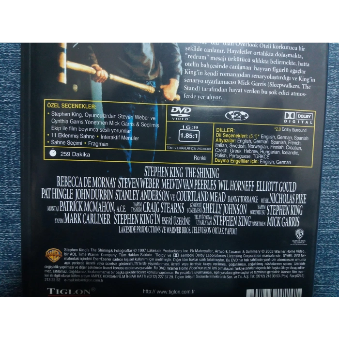 STEPHEN KING CİNNET DVD FİLM (2 DISK)