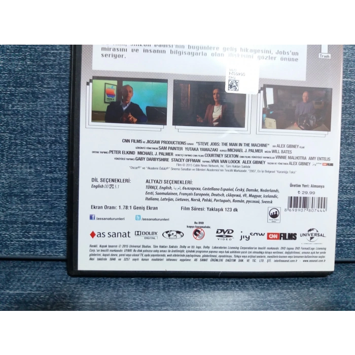 STEVE JOBS DVD FİLM