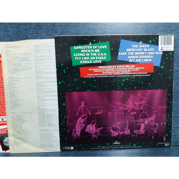 STEVE MILLER BAND LIVE MUSIC LP