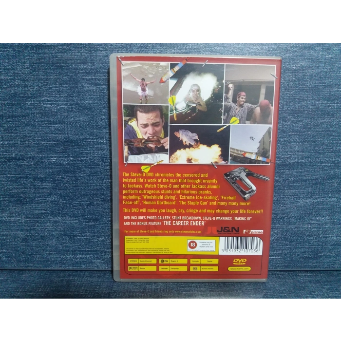 STEVE O CAST OF JACKASS DVD FİLM (İNGİLİZCE)
