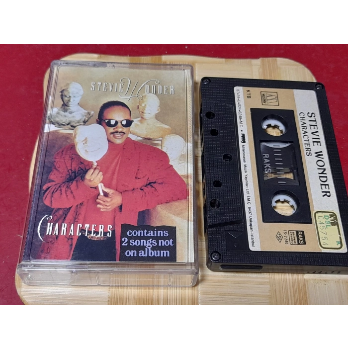 STEVIE WONDER CHARACTERS MÜZİK KASET