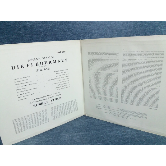 STRAUSS FLEDERMAUS MUSIC 2 LP