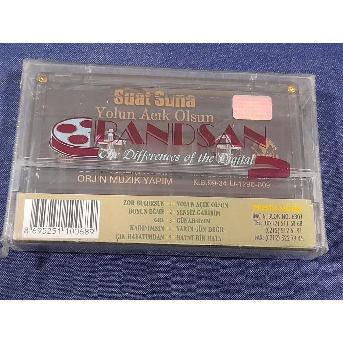 SUAT SUNA YOLUN AÇIK OLSUN MÜZİK KASET