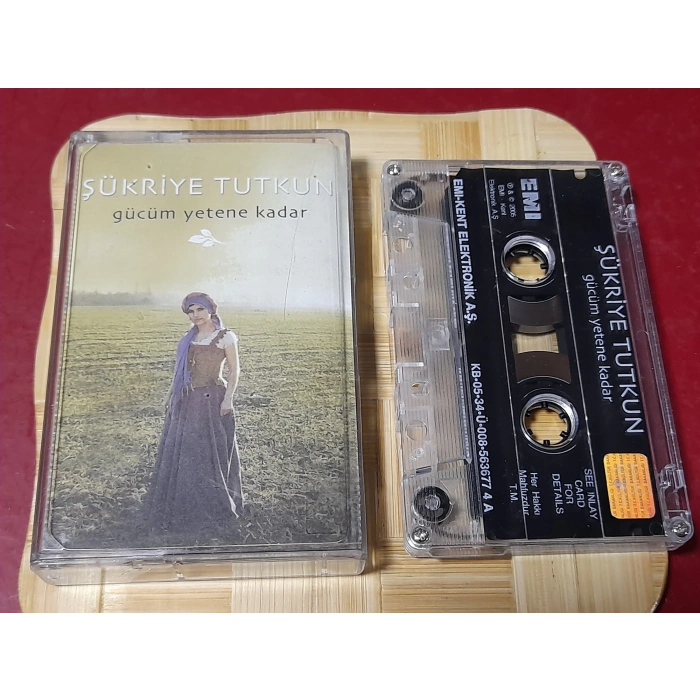 ŞÜKRİYE TUTKUN GÜCÜM YETENE KADAR MÜZİK KASET