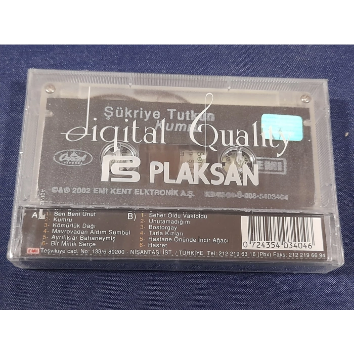 ŞÜKRİYE TUTKUN KUMRU MÜZİK KASET