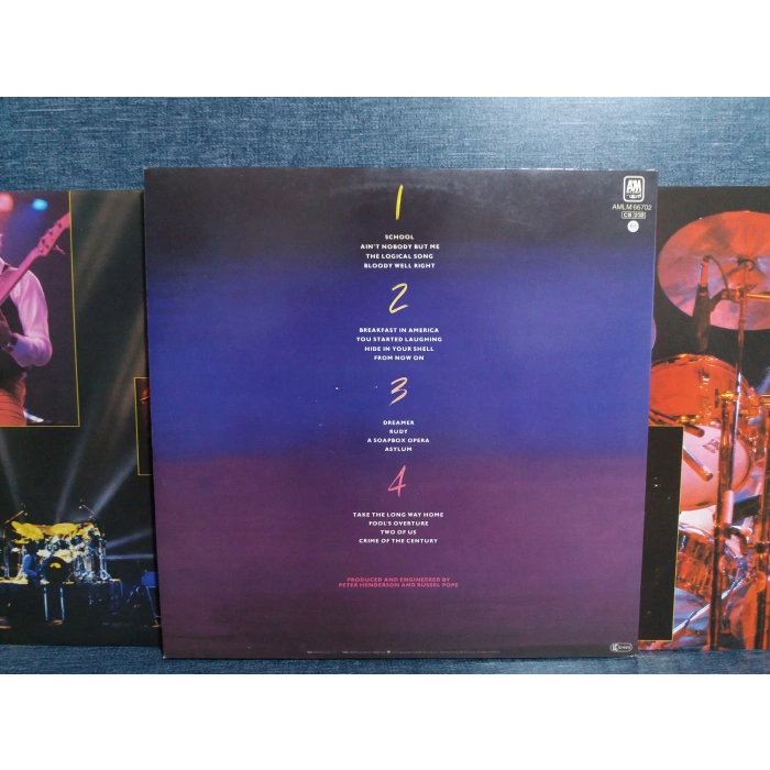 SUPERTRAMP PARIS LIVE 2 LP