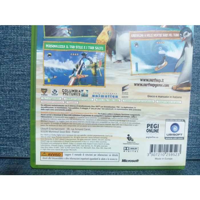 SURFS UP I RE DELLE ONDE XBOX 360 OYUN