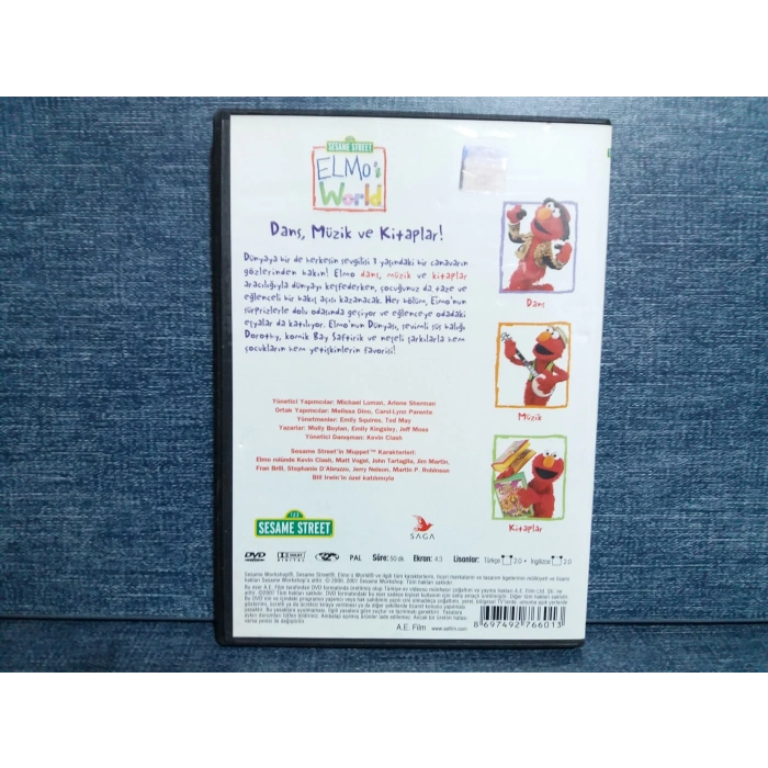 SUSAM SOKAĞI ELMOS WORLD DVD FİLM