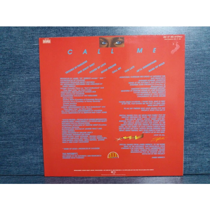 SYLVESTER CALL ME MUSIC LP