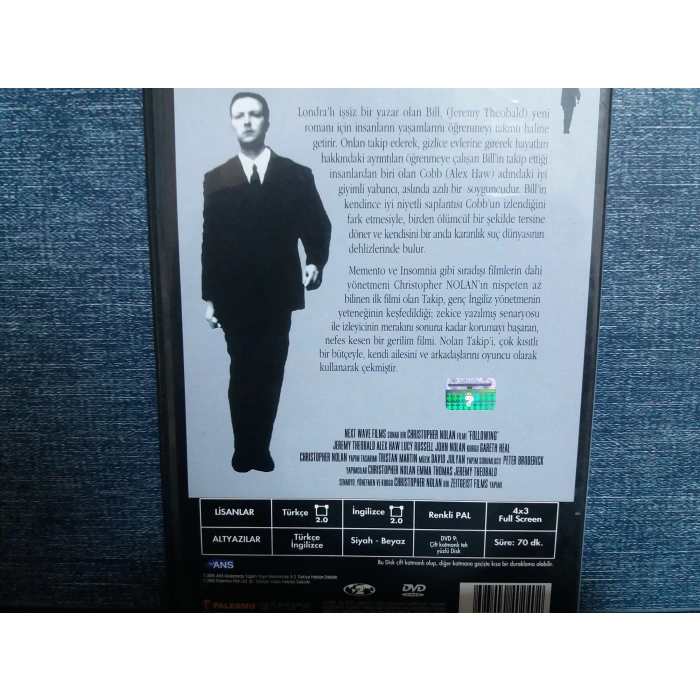 TAKİP FOLLOWING DVD FİLM