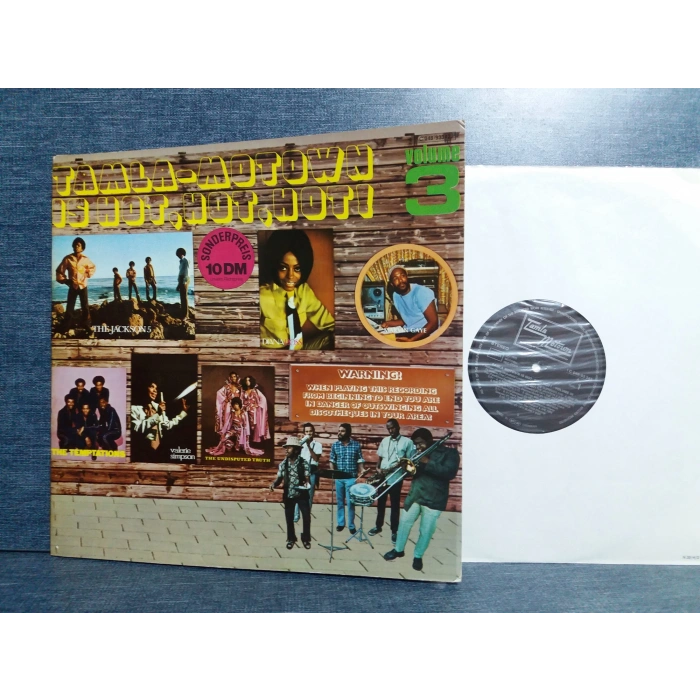 TAMLA MOTOWN IS HOT VOLUME 3 MUSIC LP