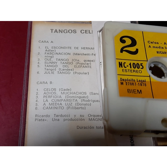 TANGOS CELEBRES MÜZİK KASET