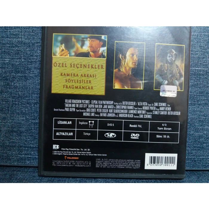 TARZAN KAYIP ŞEHİR DVD FİLM