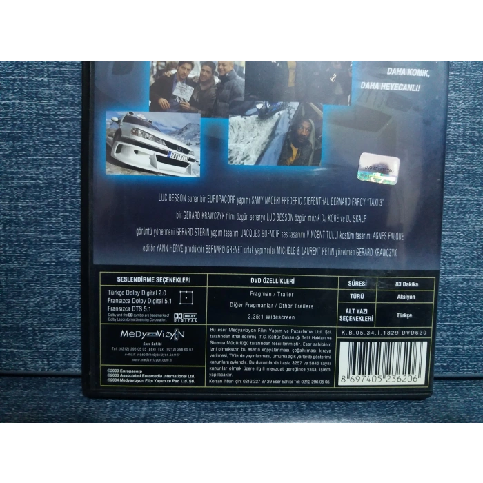 TAXI 3 DVD FİLM