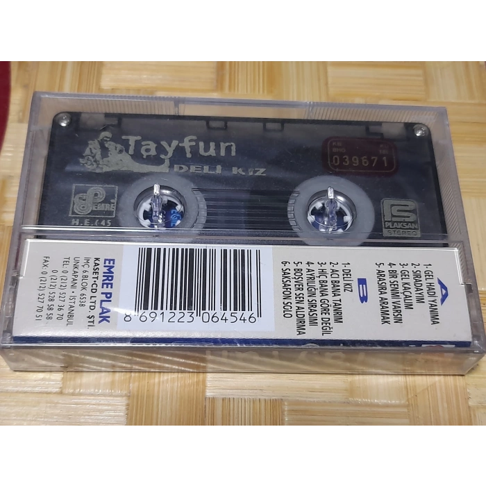 TAYFUN DELİ KIZ MÜZİK KASET