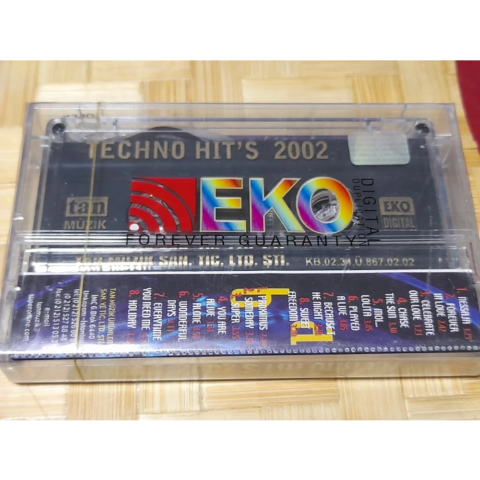 TECHNO HITS MÜZİK KASET