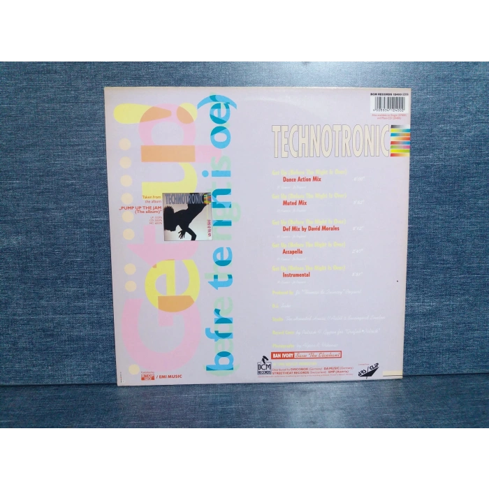 TECHNOTRONIC GET UP REMIX MAXI LP